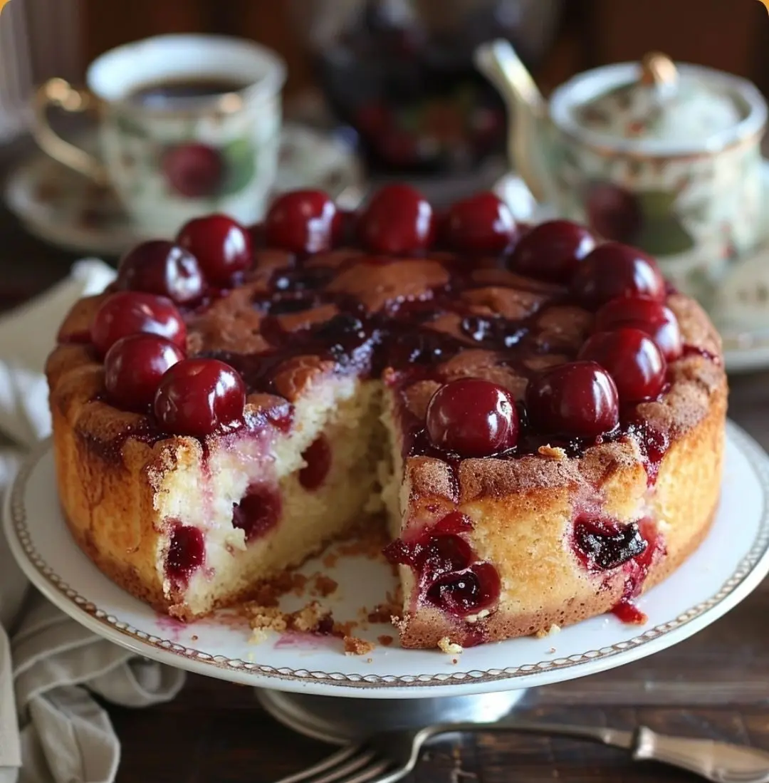 Gâteau au Fromage et aux Cerises 2 gâteau au fromage et aux cerises