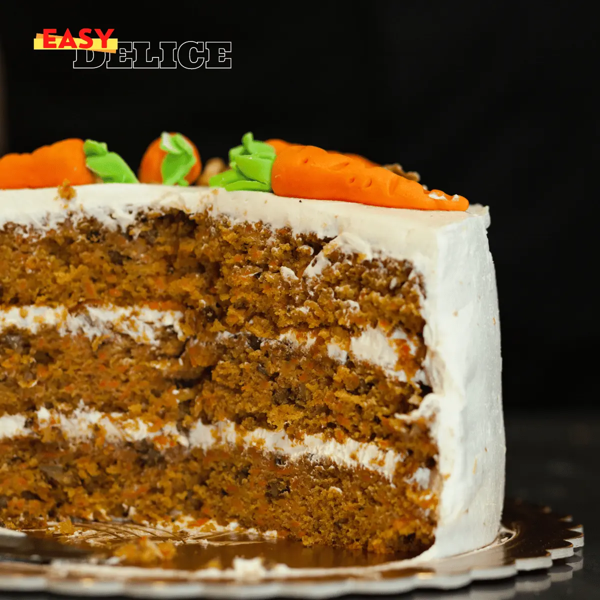 Gâteau aux Carottes avec Glaçage au Fromage à la Crème 2 gâteau aux carottes