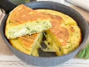 Gâteau aux Courgettes à la Poêle