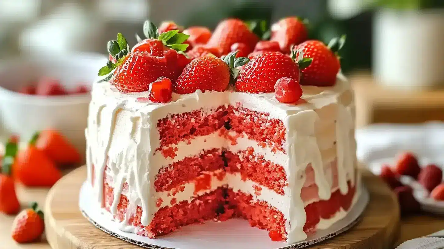 Le meilleur gâteau aux fraises de tous les temps 2 gâteau aux fraises
