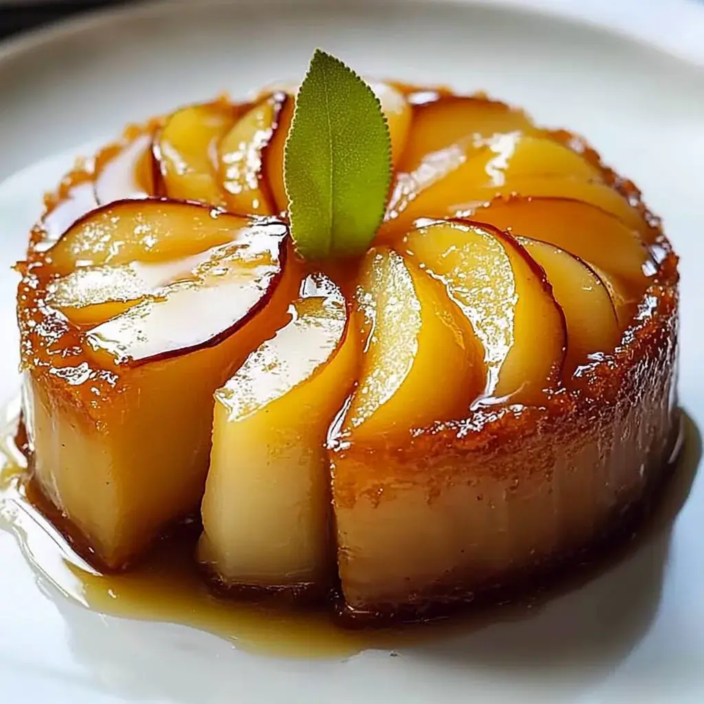 Gâteau aux Poires Caramélisées : Douceur Fondante