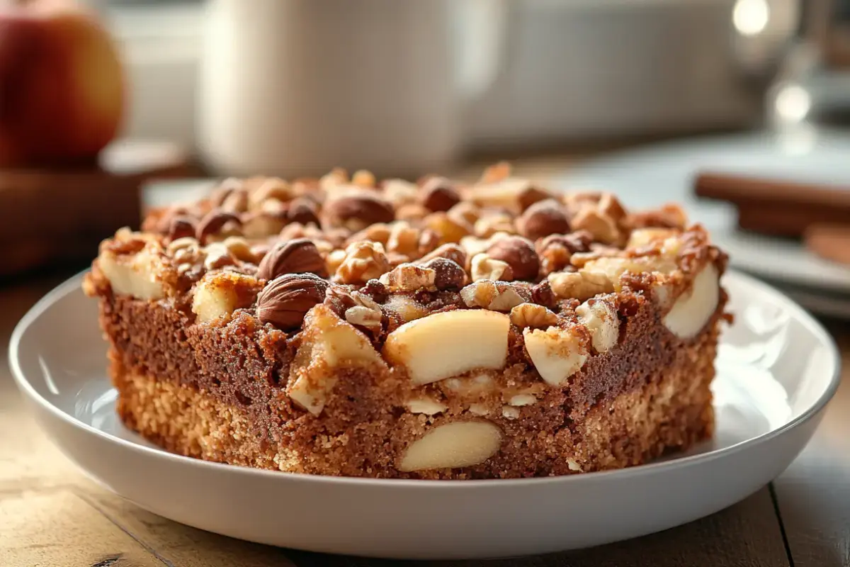 Gâteau aux pommes, noisettes et cannelle 2 gâteau aux pommes noisettes cannelle