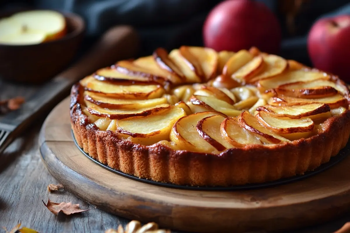 gyteau aux pommes peu calorique