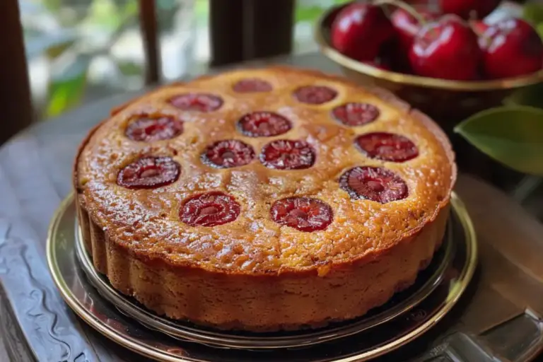 Gâteau Basque à la Cerise – Découvrez les Secrets – Recettes de Luxe