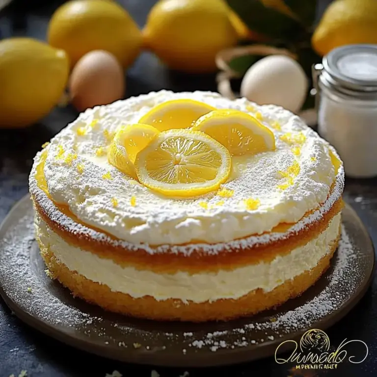 Gâteau Fondant au Citron & Mascarpone