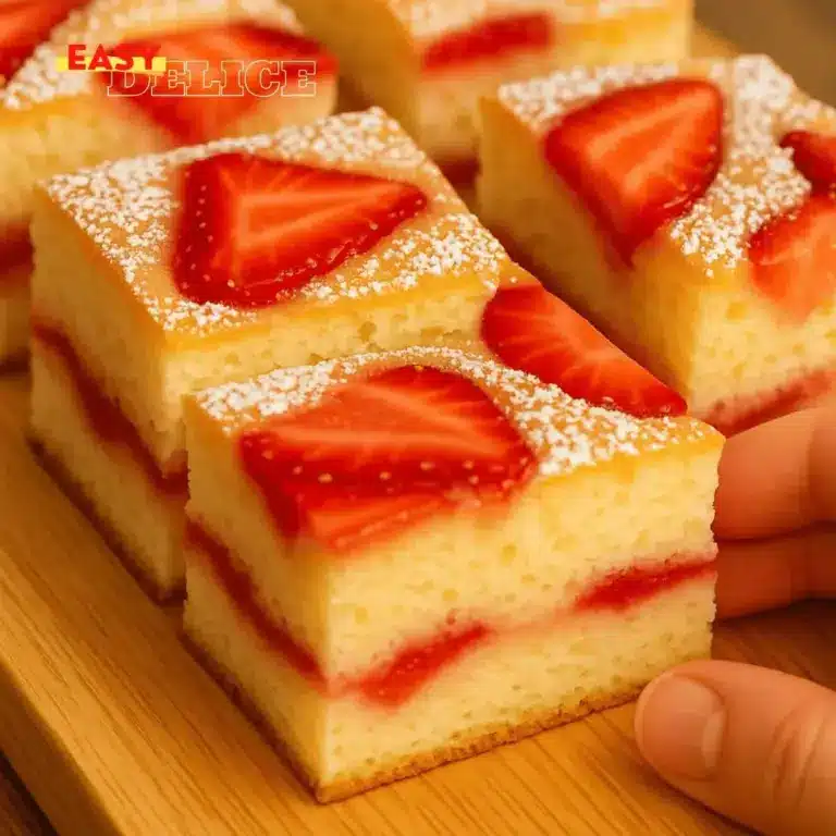Gâteau Moelleux aux Fraises : Une Douceur Printanière Facile