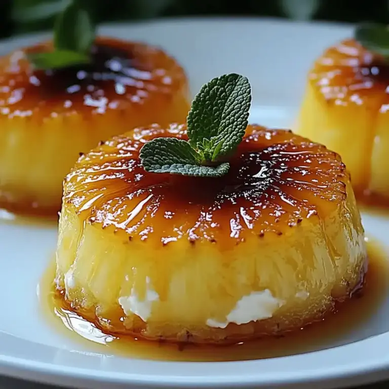 Gâteau Renversé à l’Ananas et Mascarpone : Un Moelleux Indulgent –