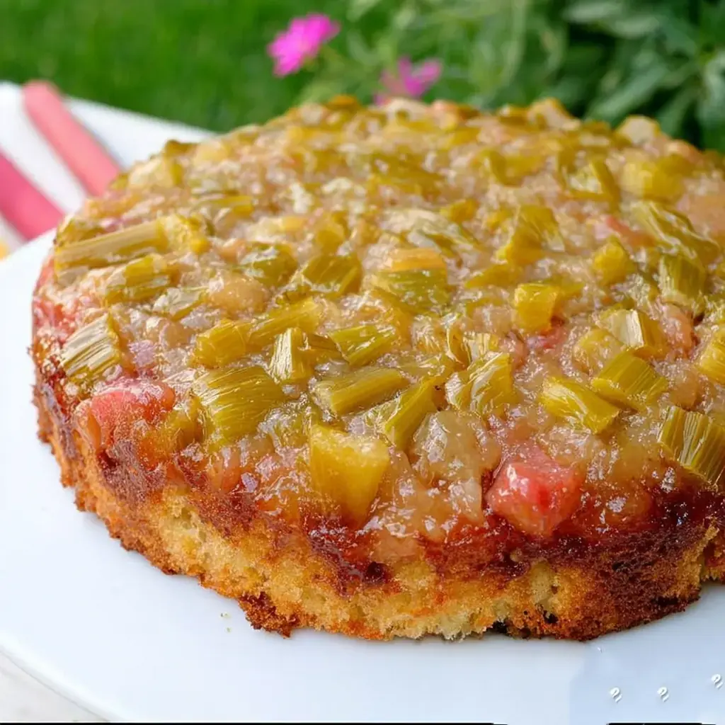 Gâteau rhubarbe facile : 5 étapes magique recette maison