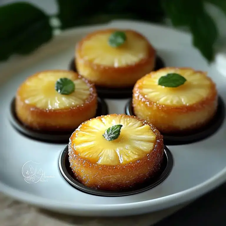 Petits Délices Renversés à l’Ananas & Mascarpone