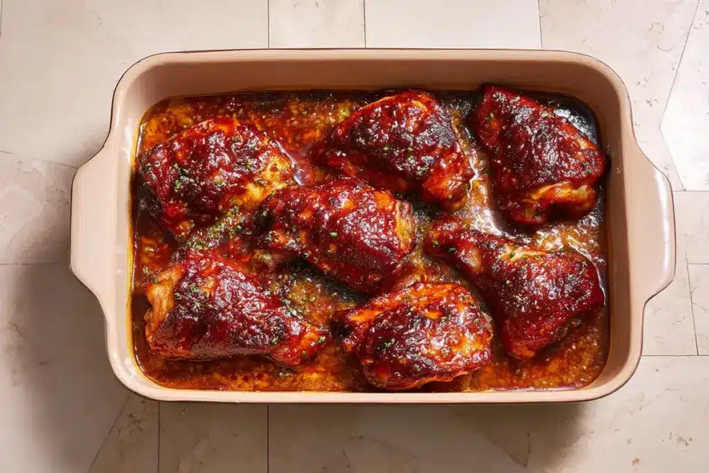 Hauts de cuisses de poulet au four : l’allié croustillant de vos soirs pressés !