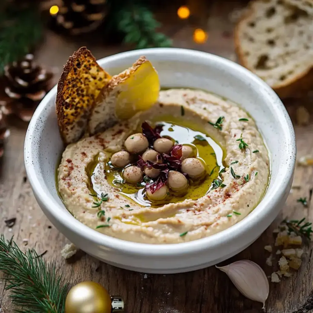 Houmous de châtaigne pour Noël : Un délice crémeux et festif –