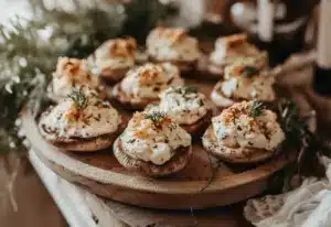 Champignons farcis au Boursin pour barbecue