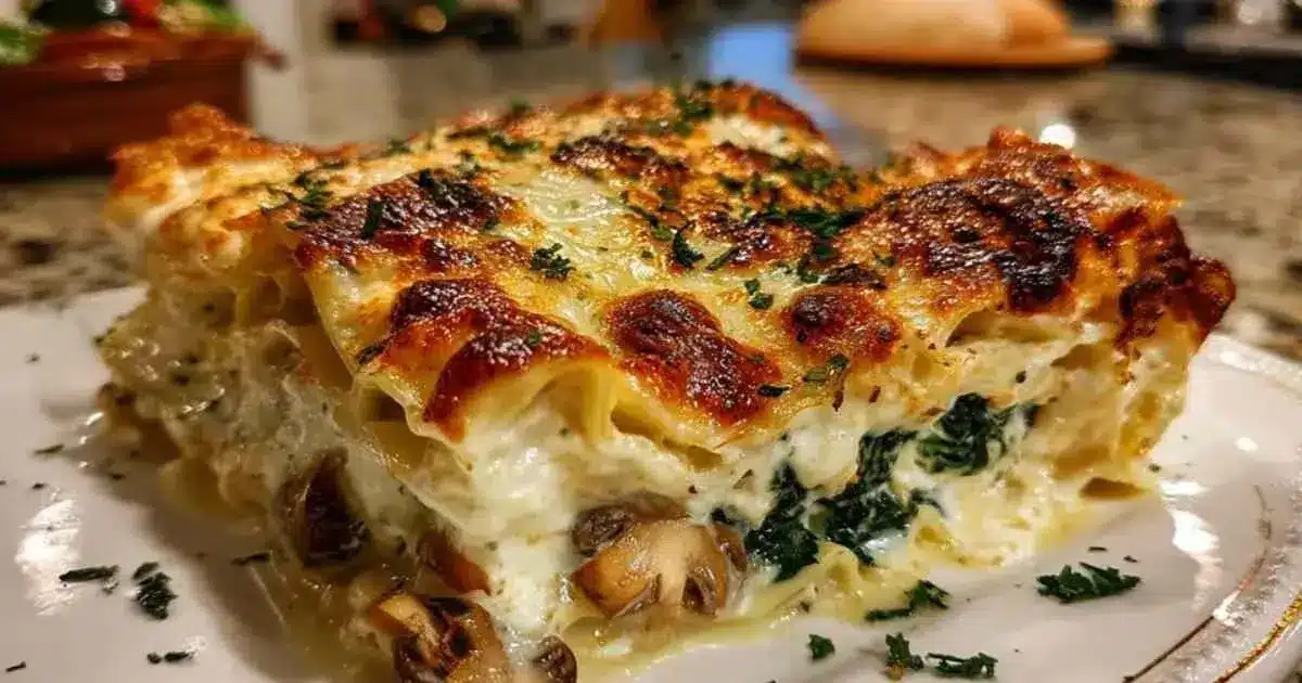 lasagne ypinards champignons