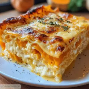 Lasagnes courge butternut et chèvre