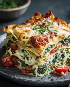 Lasagnes Épinard Ricotta Crémeuses