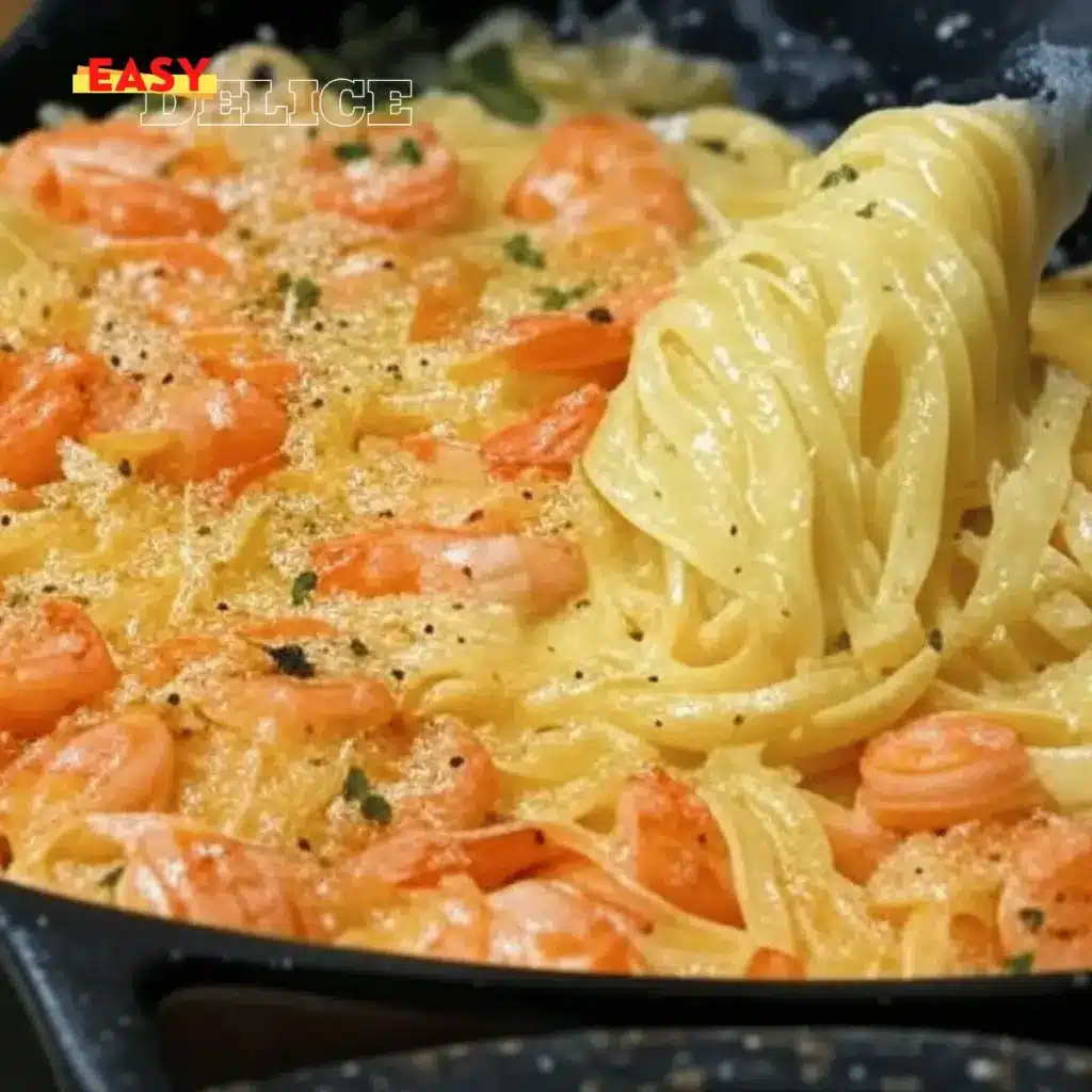 Linguines aux Crevettes : L’Élégance de la Mer dans Votre Assiette