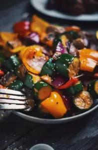 Légumes grillés sur le BBQ (marinade asiatique)