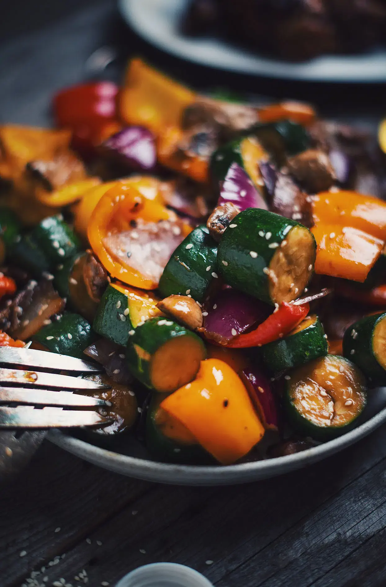 Légumes grillés sur le BBQ (marinade asiatique) - Le Coup de Grâce 2 légumes grillés BBQ asiatiques