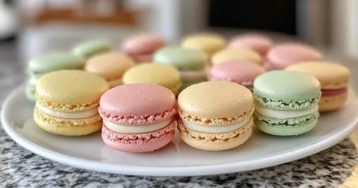 Macarons à la Meringue Française : Recette Parfaite en 10 Étapes 2 macarons à la meringue française