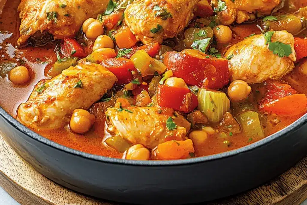 Mijoté de poulet aux légumes