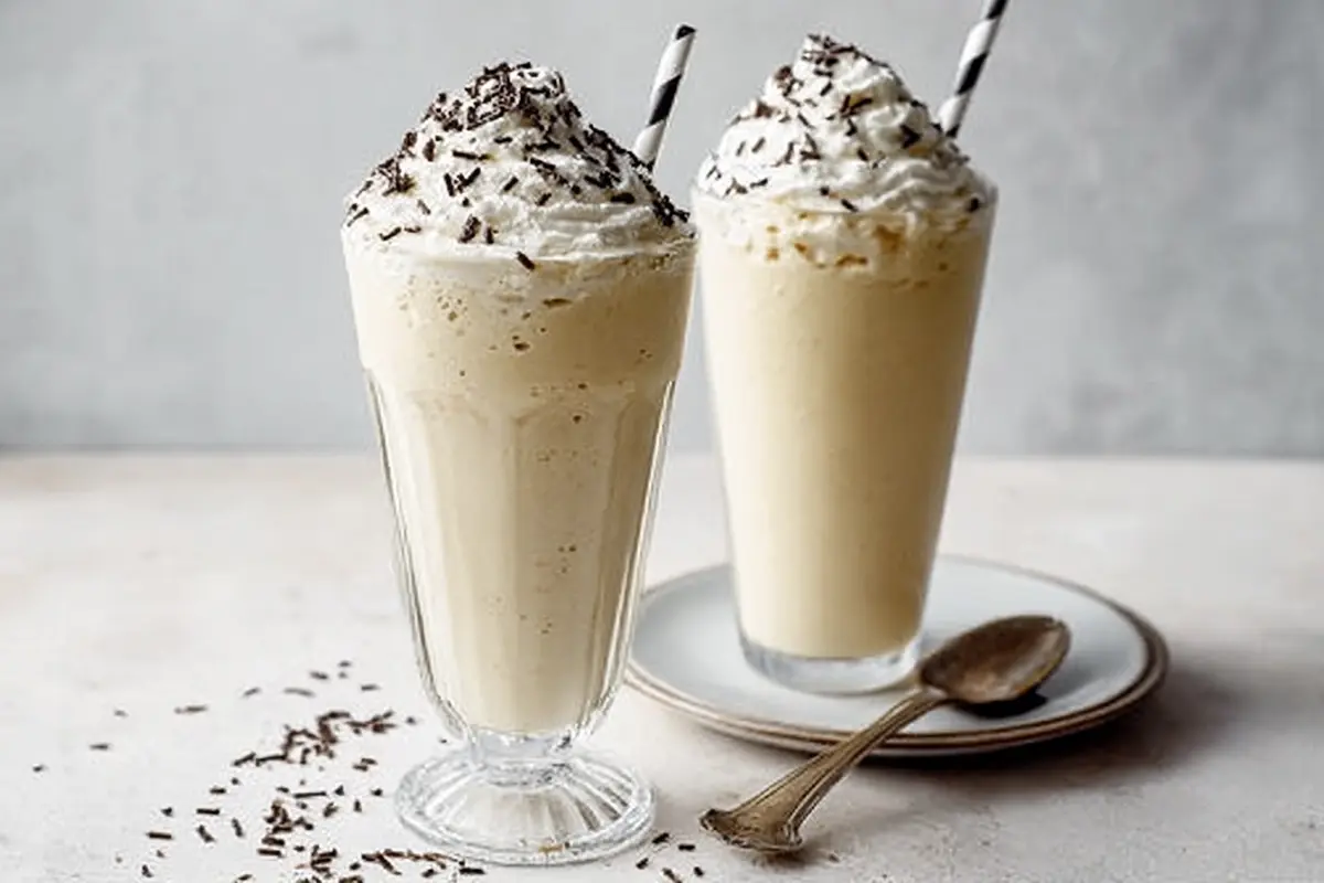 Milkshake à la Vanille 2 milkshake à la vanille