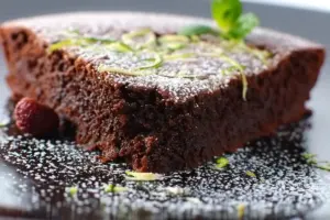 Moelleux au chocolat et courgettes