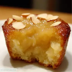 Moelleux aux amandes et compote de pommes