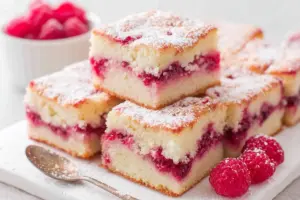Moelleux aux framboises