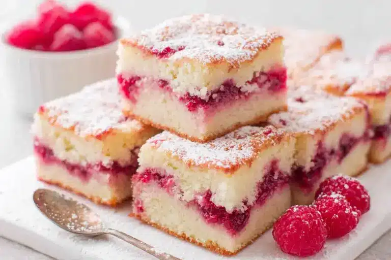 Moelleux aux framboises : le gâteau fruité et ultra simple qui réchauffe les cœurs