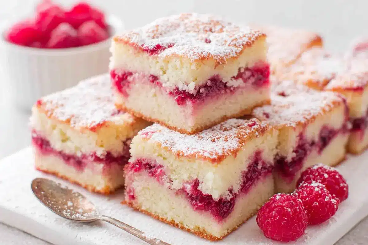 Moelleux aux framboises : le gâteau fruité et ultra simple qui réchauffe les cœurs 2 moelleux aux framboises