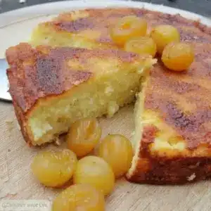 Moelleux aux mirabelles et mascarpone