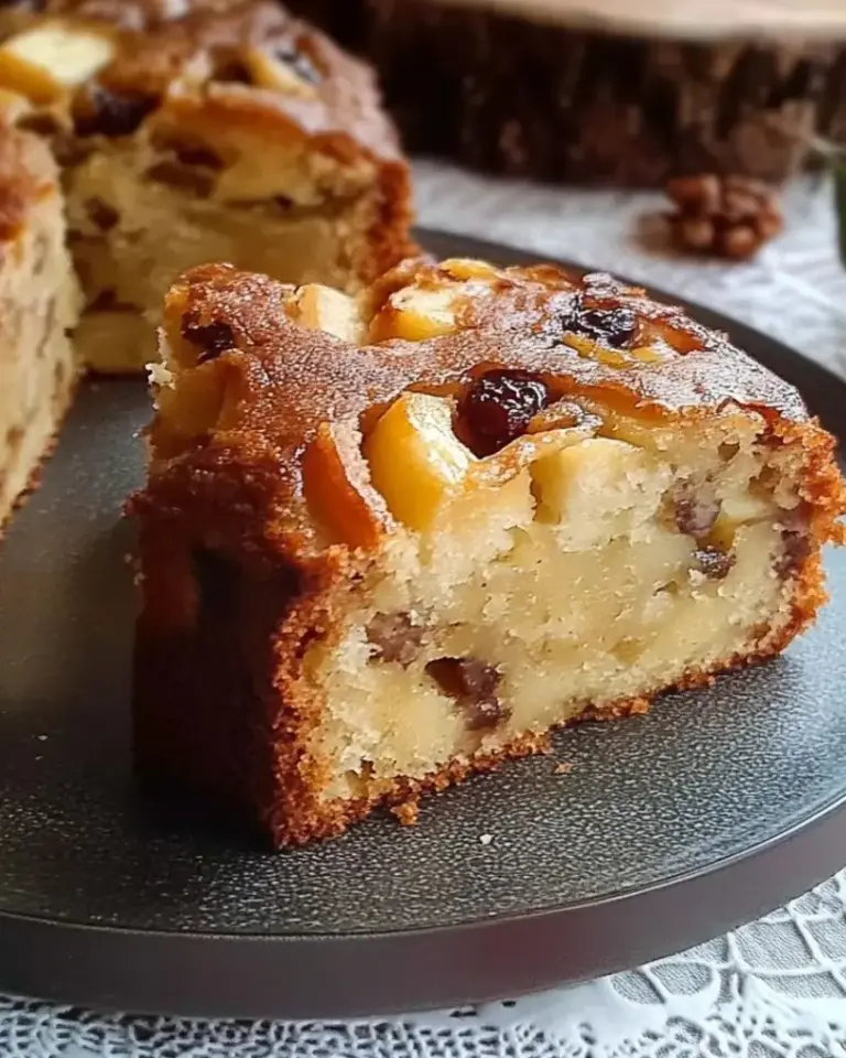 Moelleux aux pommes et à la cannelle