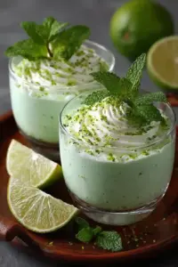 Mousse au Citron Vert et Menthe Fraîche