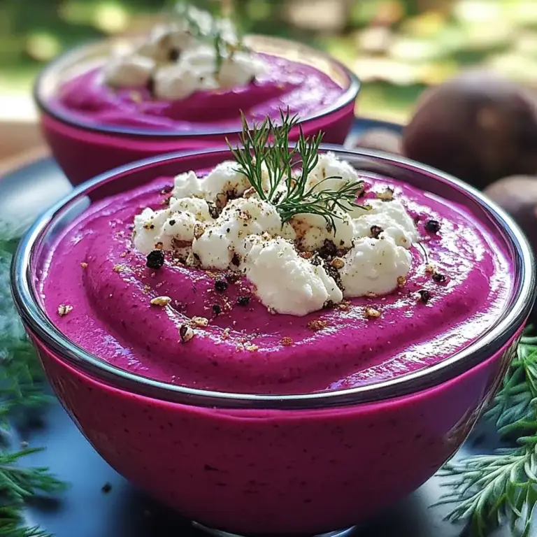 Mousse de Betteraves au Chèvre Frais 