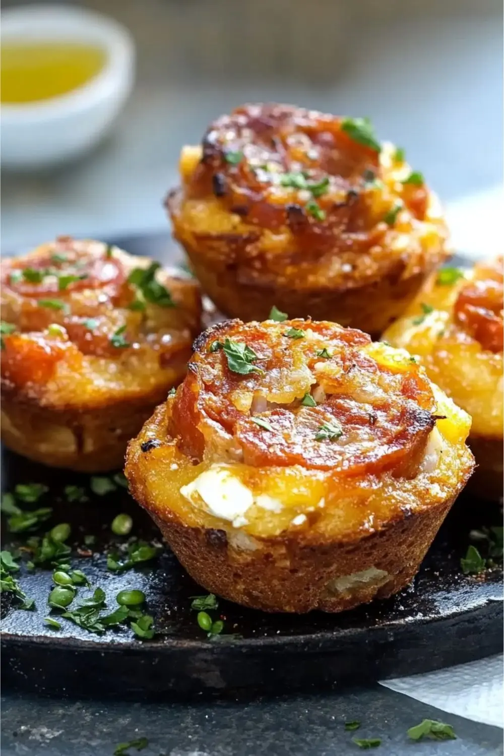 Muffins Au Chorizo Et Chèvre 2 muffins au chorizo et chèvre