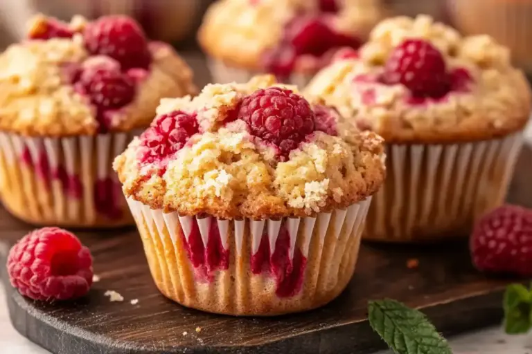 Muffins aux framboises