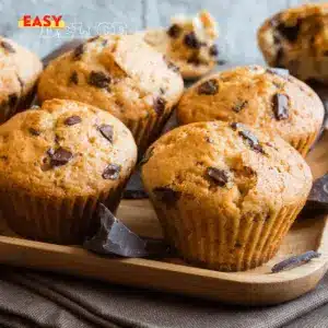 Muffins gourmands au chocolat et à la banane