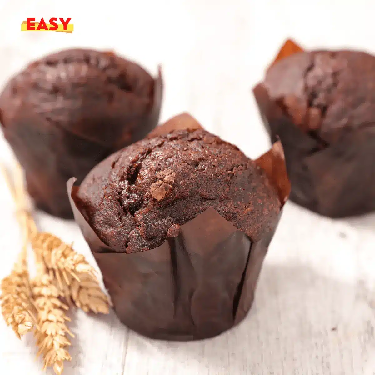 Muffins Chocolat au Cœur Fondant Spécial Noël au Air Fryer 2 muffins chocolat cœur fondant air fryer