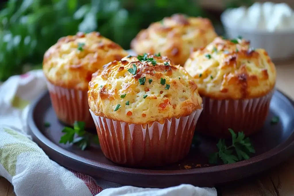 Muffins au Chorizo et Chèvre : Un mariage de saveurs irrésistible
