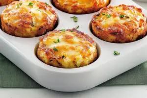 Muffins de chou-fleur au fromage