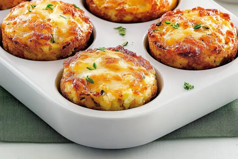 Muffins de chou-fleur au fromage