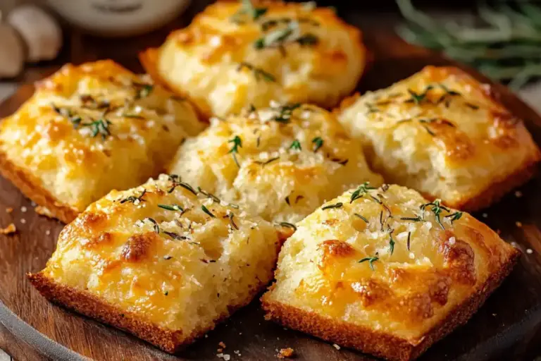 Muffins focaccia faciles à l'ail et au romarin – Recettes de Luxe