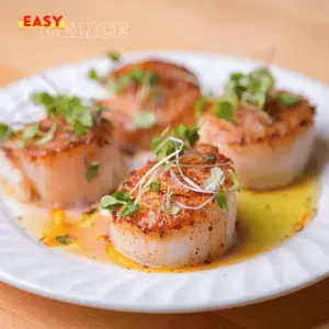 Noix de Saint-Jacques poêlées au Air Fryer