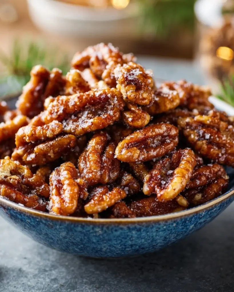 Noix de Pécan Caramélisées 2 noix de pécan caramélisées