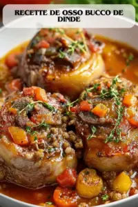 Osso Bucco de dinde fondant