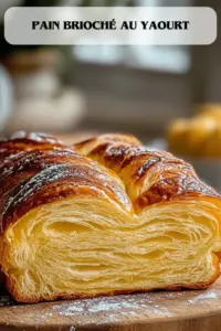 Pain Brioché Moelleux au Yaourt