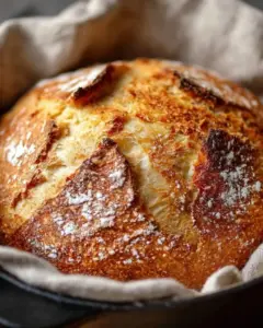 Pain croustillant en cocotte maison