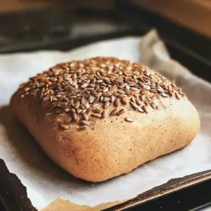 Pain minute sans gluten à la farine de riz et graines