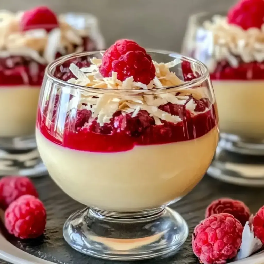 Panna Cotta Chocolat Blanc et Framboises : Un délice à tester ! –
