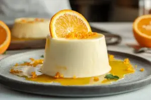 Panna Cotta onctueuse à l’orange